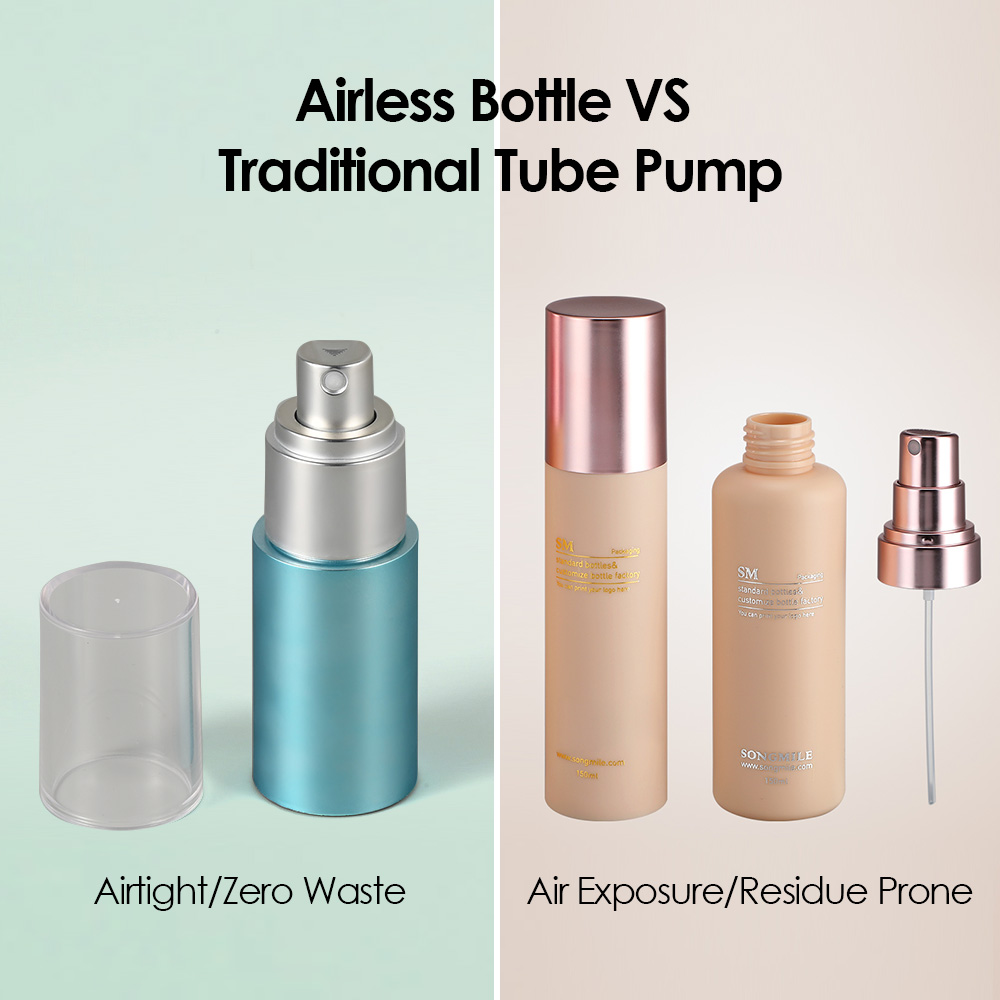 Airless Pump VS. Traditional Tube Pump
