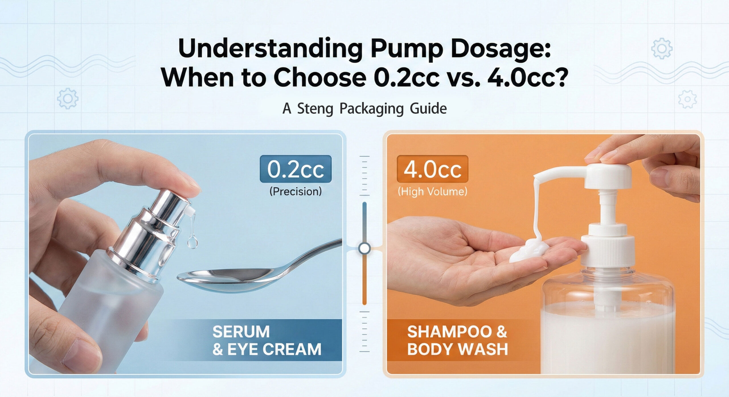 Understanding Pump Dosage When To Choose 0.2cc Vs. 4.0cc